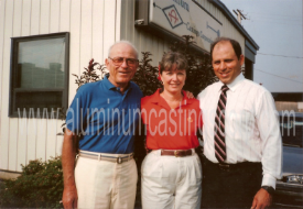 Aluminum Castings Corp's Philip Cirimotich, Roger Cirimotich, and Lana Rush