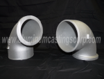 Large hallow aluminum tube sand castings