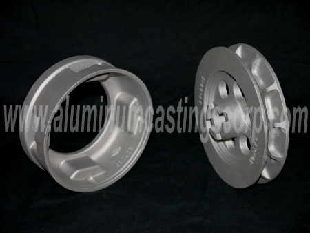 319 cast aluminum gearbox adaptor braket and chain handwheel aluminum castings