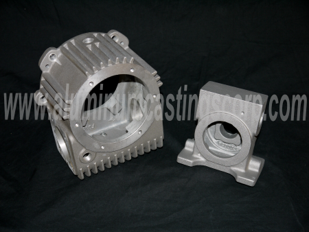 cast aluminum no bake and shell gear reducer housings