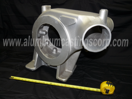 large no bake our air set aluminum sand casting manufactured in our aluminum sand foundry